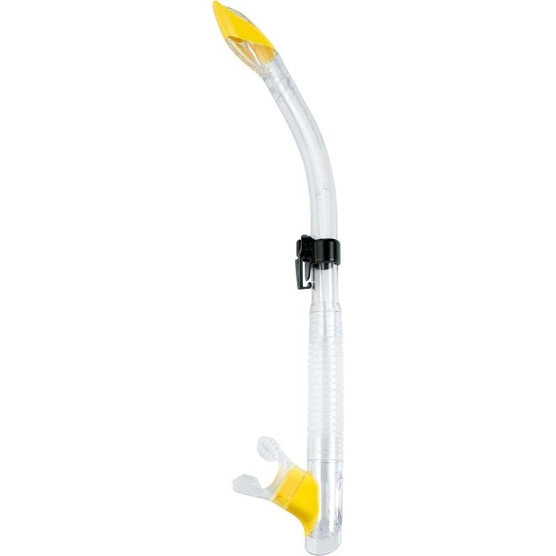 Cressi Adult Semi Dry Snorkel For Scuba Diving Snorkeling And