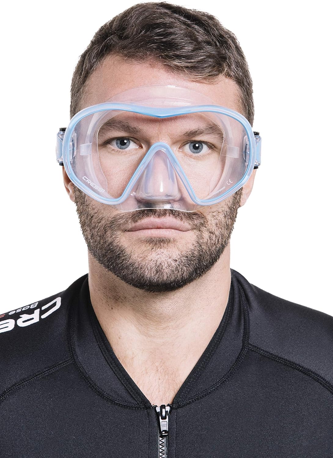 Cressi Single Lens Frameless Scuba Mask for Good Visibility – F-Dual ...